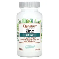 Quantum Health, Zinc, 22 mg , 100 Capsules