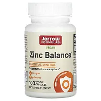 Jarrow Formulas, Vegan Zinc Balance, 100 Veggie Capsules