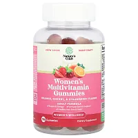 Nature&#x27;s Craft, Women&#x27;s Multivitamin Gummies, Orange, Cherry, &amp; Strawberry, 90 Gummies