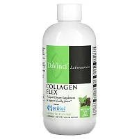 DaVinci Laboratories of Vermont, Collagen Flex, Mint Chocolate, 7.6 fl oz (225 ml)