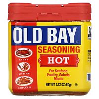 Old Bay, Seasoning, Hot, 2.12 oz (60 g)