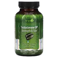 Irwin Naturals, Testosterone Up, Strength &amp; Size, 60 Liquid Softgels