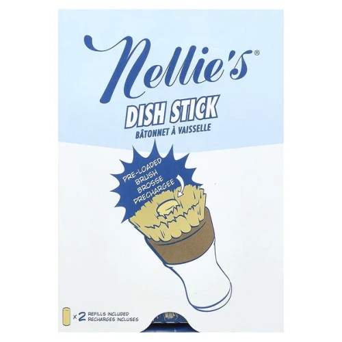 Nellie&#x27;s, Dish Stick, 1 Stick, 2 Refills