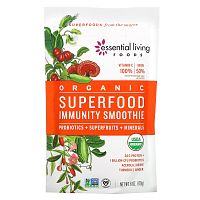 Essential Living Foods, Органическая смесь для смузи из суперфудов, иммунитет, 6 унций (170 г)