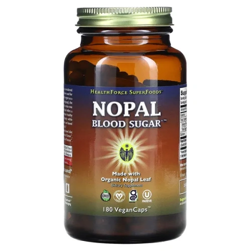 HealthForce Superfoods, Nopal Blood Sugar, 180 VeganCaps