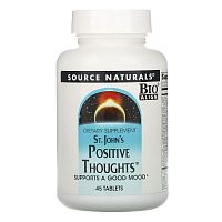 Source Naturals, St. John's Positive Thoughts, 45 таблеток