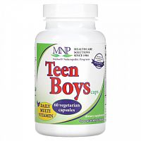 Michael's Naturopathic, Teen Boys Caps, капсулы для мальчиков-подростков, мультивитамины для ежедневного приема, 60 вегетарианских капсул