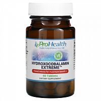 ProHealth Longevity, Hydroxocobalamin Extreme, 60 таблеток