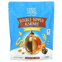 ChocZero, Premium Chocolate, Double Dipped Almonds, Milk Toffee, 3.5 oz (100 g)