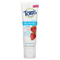 Tom's of Maine, Natural Children's Toothpaste, Fluoride-Free, Silly Strawberry, 5.1 oz (144 g)