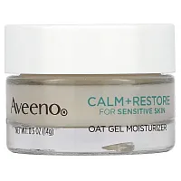 Aveeno, Calm + Restore, Oat Gel Moisturizer, Fragrance-Free, Trial Size,  0.5 oz (14 g)