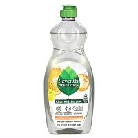 Seventh Generation, Dish Liquid, цедра клементина и лемонграсс, 561 мл (19 жидк. Унций)