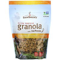 Erin Baker's, Ultra Protein Granola с гороховым протеином, арахисовая паста, 340 г (12 унций)