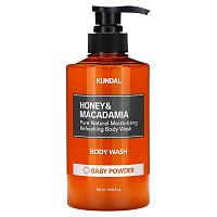 Kundal, Honey & Macadamia, Body Wash, Baby Powder, 16.90 fl oz (500 ml)