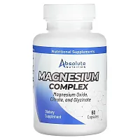 Absolute Nutrition, Magnesium Complex, 60 Capsules