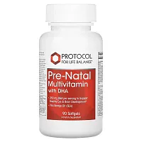 Protocol for Life Balance, Pre-Natal Multivitamin with DHA, 90 Softgels