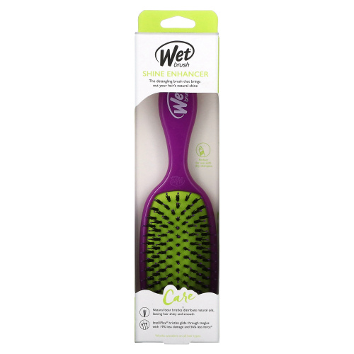 Wet Brush, Shine Enhancer Brush, Maintain, Purple, 1 Brush фото 2