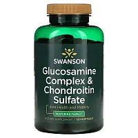 Swanson, Glucosamine Complex &amp; Chondroitin Sulfate, 120 Softgels