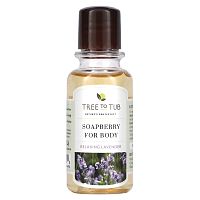 Tree To Tub, Увлажняющее мыло для душа Soapberry, без сульфатов, сбалансированный уровень pH для сухой и чувствительной кожи, лаванда, 3 жидк. Унции