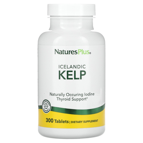 Nature's Plus, Icelandic Kelp, 300 таблеток