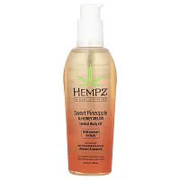 Hempz, Herbal Body Oil, Sweet Pineapple &amp; Honey Melon, 6.76 fl oz (200 ml)