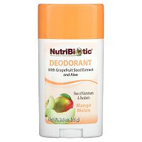 NutriBiotic, дезодорант, дыня с манго, 75 г (2,6 унции)