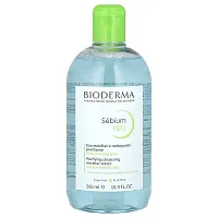 Bioderma, Sebium H2O, Purifying Cleansing Micellar Water, 16.9 fl oz (500 ml)