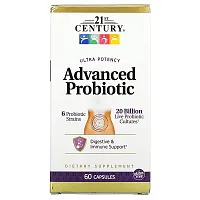 21st Century, Ultra Potency Advanced Probiotic, 60 Capsules