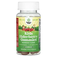 Nature&#x27;s Craft, Kids Elderberry Gummies, Raspberry, 30 Gummies