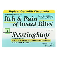 Boericke &amp; Tafel, SssstingStop Topical Gel with Citronella, 1 oz (28 g)