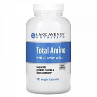 Lake Avenue Nutrition, аминокислоты, 240 растительных капсул