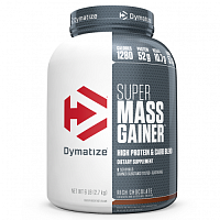 Dymatize, Гейнер Super Mass, густой шоколад, 6 фунтов (2,7 кг)