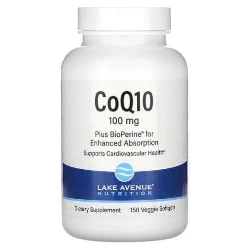 Lake Avenue Nutrition, CoQ10 with Bioperine, 100 mg, 150 Softgels