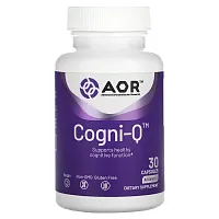 Advanced Orthomolecular Research AOR, Cogni-Q, 30 Capsules