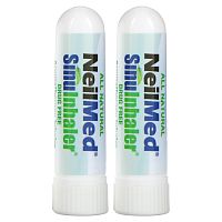 NeilMed, SinuInhaler, ароматерапевтический ингалятор, без лекарств, 2 ингалятора, 0,4 г (0,014 унции)