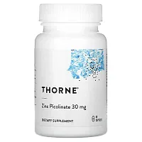 Thorne, Zinc Picolinate, 30 mg, 60 Capsules