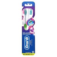 Oral-B, 3D White, Vivid Toothbrush, Soft, 2 Pack