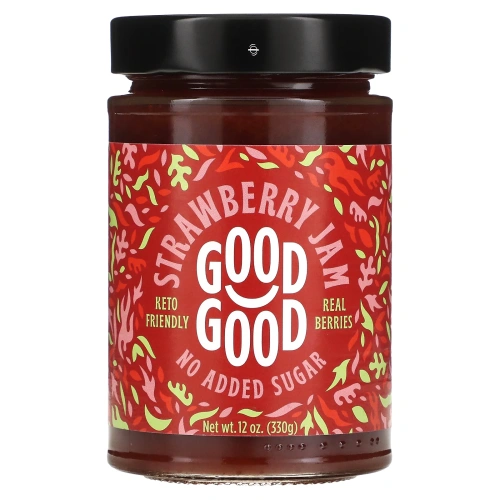 GOOD GOOD, Strawberry Jam, 12 oz (330 g)