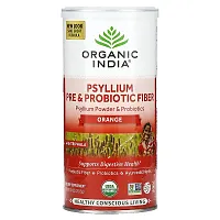 Organic India, Psyllium Pre &amp; Probiotic Fiber, Orange, 10 oz (283.5 g)