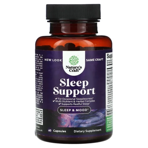 Nature&#x27;s Craft, Sleep Support, 60 Capsules