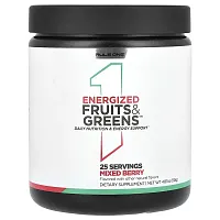 Rule One Proteins, Energized Fruits &amp; Greens, Mixed Berry, 4.87 oz (138 g)