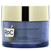 RoC, Multi Correxion, Even Tone + Lift, 5 In 1 Chest, Neck &amp; Face Cream, SPF 30, 1.7 oz (48 g)