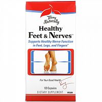 Terry Naturally, Terry Naturally, Healthy Feet & Nerves, здоровые ноги и нервы, 120 капсул