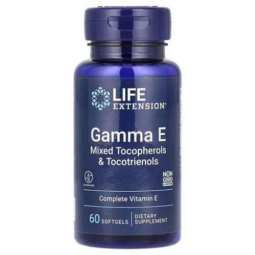 Life Extension, Gamma E, Mixed Tocopherols &amp; Tocotrienols, 60 Softgels