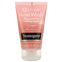 Neutrogena, Oil-Free Acne Wash, Pink Grapefruit Foaming Scrub, 2 fl oz (59 ml)