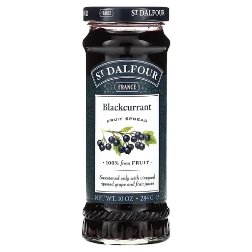 St. Dalfour, Black Currant, Fruit Spread, 10 oz (284 g)