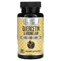 Sunergetic, Quercetin &amp; Bromelain, 60 Capsules