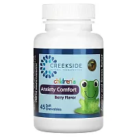 Creekside Natural Therapeutics, Children&#x27;s, Anxiety Comfort, Berry, 45 Soft Chewables