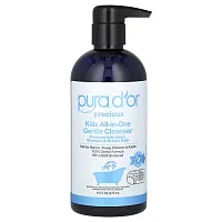 Pura D&#x27;or, Kids All-in-One Gentle Cleanser, 16 fl oz (473 ml)