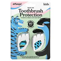 Dr. Tung's, Kid's Snap-On Toothbrush Protection, 2 Count